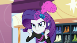 Size: 1280x720 | Tagged: safe, screencap, rarity, display of affection, equestria girls, g4, my little pony equestria girls: better together, female, solo