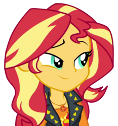 Size: 670x720 | Tagged: safe, artist:rare-fashions15, sunset shimmer, a fine line, equestria girls, g4, my little pony equestria girls: better together, clothes, female, simple background, smiling, smirk, solo, transparent background, vector