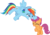 Size: 9192x6400 | Tagged: safe, artist:parclytaxel, rainbow dash, scootaloo, pegasus, pony, campfire tales, g4, my little pony: friendship is magic, .svg available, absurd resolution, female, filly, flying, gritted teeth, happy, mare, noogie, scootalove, simple background, smiling, transparent background, vector