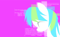 Size: 1633x1023 | Tagged: safe, artist:anonymousnekodos, oc, oc only, oc:laggy, earth pony, pony, bust, eyes closed, female, lineless, mare, minimalist, modern art, portrait, solo, wallpaper