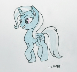 Size: 1059x1000 | Tagged: safe, artist:vaser888, trixie, pony, g4, female, solo, traditional art