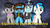Size: 1920x1080 | Tagged: safe, artist:grapefruitface1, dj pon-3, neon lights, octavia melody, rising star, vinyl scratch, oc, oc:electric light (jeff lynne pony), earth pony, pegasus, pony, unicorn, g4, background pony, band, clothes, complex background, electric light orchestra, elo, equestria light orchestra, facial hair, female, group, jeff lynne, male, mare, music, musician, one eye closed, ponified, smiling, space, stallion, stars, suit, sunglasses, wallpaper, wink
