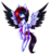 Size: 2298x2500 | Tagged: safe, artist:huirou, oc, oc only, oc:toxic, pegasus, pony, female, high res, mare, simple background, solo, spread wings, transparent background, wings