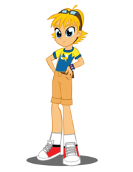 Size: 1800x2329 | Tagged: safe, artist:trungtranhaitrung, equestria girls, g4, converse, crossover, equestria girls-ified, male, miles "tails" prower, shoes, simple background, solo, sonic the hedgehog (series), transparent background