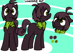 Size: 1100x800 | Tagged: safe, artist:pokefound, oc, oc only, earth pony, pony, clothes, reference sheet, scarf
