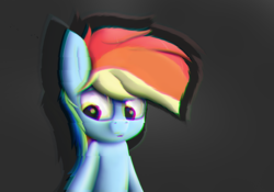 Size: 2560x1794 | Tagged: safe, artist:ventzz, rainbow dash, g4, error, female, glitch, solo