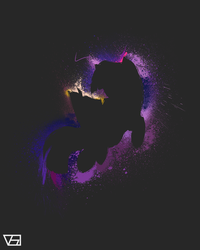Size: 5750x7188 | Tagged: safe, artist:lukijimomk, twilight sparkle, g4, absurd resolution, black background, female, silhouette, simple background, solo