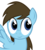 Size: 1999x2205 | Tagged: safe, artist:yourfavoritesenpai, rainbow dash, pegasus, pony, g4, alternate eye color, aside glance, brown mane, male, natural hair color, rainbow blitz, rainbow-less dash, rule 63, simple background, solo, stallion, transparent background