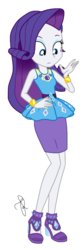 Size: 692x2048 | Tagged: safe, artist:ilaria122, rarity, equestria girls, g4, my little pony equestria girls: better together, overpowered (equestria girls), bracelet, clothes, female, high heels, pencil skirt, rarity peplum dress, shoes, signature, simple background, skirt, solo, transparent background