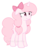 Size: 832x1088 | Tagged: safe, artist:cutiesparkle, oc, oc only, oc:pinkster, pony, unicorn, bow, female, hair bow, mare, solo