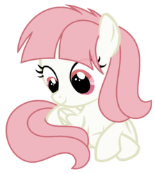 Size: 908x1020 | Tagged: safe, artist:cutiesparkle, oc, oc only, oc:sweet meadow, pegasus, pony, female, filly, offspring, parent:bulk biceps, parent:fluttershy, parents:flutterbulk, prone, simple background, solo, white background