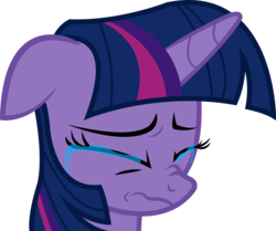 Size: 5510x4602 | Tagged: safe, artist:surprisepi, twilight sparkle, alicorn, pony, g4, once upon a zeppelin, absurd resolution, crying, eyes closed, female, floppy ears, mare, simple background, solo, transparent background, twilight sparkle (alicorn), vector