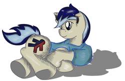 Size: 1882x1216 | Tagged: safe, oc, oc only, oc:treforce, draw me like one of your french girls, underhoof