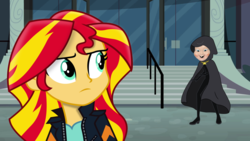 Size: 1920x1080 | Tagged: safe, sunset shimmer, equestria girls, g4, happy death day