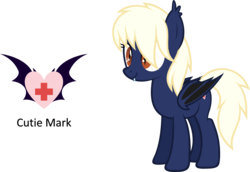 Size: 2302x1588 | Tagged: safe, artist:zacatron94, oc, oc only, oc:ivory heart, bat pony, pony, female, mare, simple background, solo, transparent background, vector