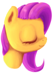 Size: 2000x2800 | Tagged: safe, artist:re7natus, fluttershy, pegasus, pony, g4, bust, eyes closed, female, high res, portrait, simple background, smiling, solo, transparent background