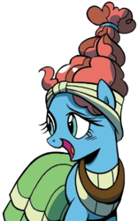 Size: 323x516 | Tagged: safe, artist:brenda hickey, edit, idw, meadowbrook, earth pony, pony, g4, legends of magic #6, my little pony: legends of magic, spoiler:comic, background removed, female, mare, meadowcute, simple background, solo, transparent background