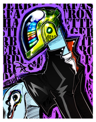 Size: 1658x2093 | Tagged: safe, artist:opalacorn, pony, crossover, daft punk, guy-manuel de homem-christo, ponified, solo