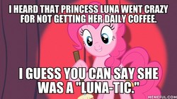 Size: 600x337 | Tagged: safe, edit, edited screencap, screencap, pinkie pie, baby cakes, g4, my little pony: friendship is magic, image macro, meme, memeful.com