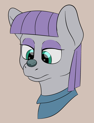 Size: 1930x2535 | Tagged: safe, artist:nudeknightart, boulder (g4), maud pie, earth pony, pony, g4, female, mare, pet, rock