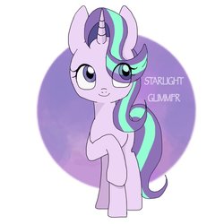 Size: 768x768 | Tagged: safe, artist:zoomiso, starlight glimmer, pony, unicorn, g4, female, smiling, solo