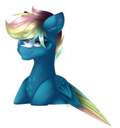 Size: 1024x1089 | Tagged: safe, artist:mauuwde, oc, oc only, pegasus, pony, bust, male, portrait, simple background, solo, stallion, transparent background