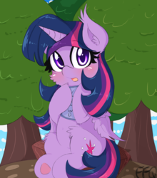 Size: 1084x1232 | Tagged: safe, artist:freefraq, twilight sparkle, alicorn, pony, g4, book, cute, female, solo, tree, twiabetes, twilight sparkle (alicorn)