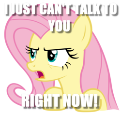 Size: 1200x1135 | Tagged: safe, fluttershy, pony, g4, image macro, meme, peeved, reaction image, solo, upset