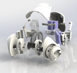 Size: 874x820 | Tagged: safe, pony, robot, robot pony, sweetie bot project, 3d, battery, proto3, render, solidworks, x-ray