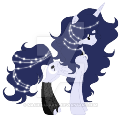 Size: 400x392 | Tagged: safe, artist:magicdarkart, oc, oc only, oc:opalite moon, alicorn, pony, base used, female, mare, obtrusive watermark, simple background, solo, transparent background, watermark