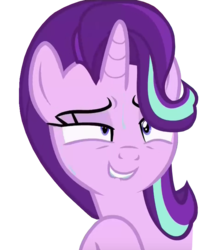 Size: 720x803 | Tagged: safe, edit, edited screencap, screencap, starlight glimmer, pony, unicorn, g4, background removed, bedroom eyes, female, lip bite, mare, open mouth, simple background, solo, sweat, transparent background, unf, vector