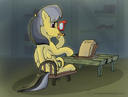 Size: 900x686 | Tagged: safe, artist:animatorwil, a.k. yearling, daring do, g4, pencil