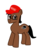 Size: 862x960 | Tagged: safe, oc, oc only, oc:codebreaker, earth pony, pony, 2018 community collab, derpibooru community collaboration, cap, glasses, hat, nintendo, simple background, solo, transparent background