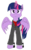 Size: 957x1522 | Tagged: safe, artist:xphil1998, twilight sparkle, alicorn, pony, g4, clothes, command and conquer, crossover, female, glowing horn, horn, mare, mary janes, pleated skirt, red alert, red alert 3, shoes, simple background, skirt, socks, solo, transparent background, twilight sparkle (alicorn), yuriko omega