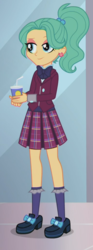 Size: 383x1029 | Tagged: safe, screencap, garden grove, a fine line, equestria girls, g4, my little pony equestria girls: better together, clothes, cropped, crystal prep academy uniform, female, school uniform, skirt, solo