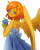 Size: 2480x3071 | Tagged: safe, artist:kirani, oc, oc only, oc:firetale, pegasus, anthro, anthro oc, blushing, bouquet, clothes, dress, female, high res, looking back, mare, partially open wings, solo, wings