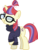 Size: 5862x7788 | Tagged: safe, artist:jhayarr23, moondancer, pony, unicorn, g4, absurd resolution, clothes, cute, dancerbetes, female, glasses, mare, one eye closed, raised hoof, simple background, solo, sweater, transparent background, vector, wink