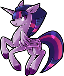 Size: 2955x3543 | Tagged: safe, artist:polyhexian, twilight sparkle, alicorn, pony, g4, colored, female, high res, mare, older, older twilight, simple background, smiling, solo, transparent background, twilight sparkle (alicorn)