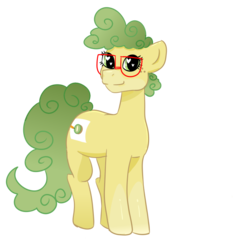 Size: 700x750 | Tagged: safe, artist:kiwiscribbles, oc, oc only, oc:kiwi scribbles, glasses, heart eyes, simple background, solo, transparent background, wingding eyes