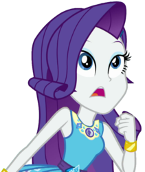 Size: 1727x2048 | Tagged: safe, artist:thebarsection, edit, edited screencap, screencap, rarity, equestria girls, g4, my little pony equestria girls: better together, super squad goals, clothes, female, geode of shielding, not a vector, open mouth, rarity peplum dress, simple background, solo, transparent background