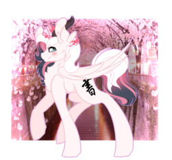 Size: 2619x2433 | Tagged: safe, artist:winglightyt, oc, oc only, oc:absymal soul, pegasus, pony, female, high res, horns, mare, solo