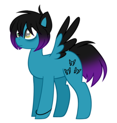 Size: 1161x1218 | Tagged: safe, artist:despotshy, oc, oc only, oc:despy, pegasus, pony, colored wings, female, mare, multicolored wings, simple background, solo, transparent background