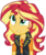 Size: 1731x2048 | Tagged: safe, artist:thebarsection, sunset shimmer, equestria girls, g4, my little pony equestria girls: better together, clothes, female, shirt, simple background, solo, transparent background, vest