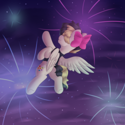 Size: 2000x2000 | Tagged: safe, artist:spirit-dude, songbird serenade, g4, my little pony: the movie, female, fireworks, high res, mare, solo