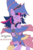 Size: 7816x11740 | Tagged: safe, artist:ardail, artist:blackjack42, twilight sparkle, pony, unicorn, semi-anthro, g4, absurd resolution, chest fluff, clothes, cosplay, costume, cute, dark magician girl, dark magician mare, dark magician twilight, ear fluff, female, looking at you, mare, one eye closed, open mouth, simple background, solo, transparent background, twiabetes, vector, vector trace, wink, yu-gi-oh!