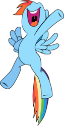 Size: 1023x2014 | Tagged: safe, artist:blackjack42, rainbow dash, g4, cute, dashabetes, flying, happy, simple background, transparent background, vector, vector trace