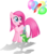 Size: 13344x15214 | Tagged: safe, artist:rainbownspeedash, gummy, pinkie pie, pony, g4, .ai available, absurd resolution, balloon, cute, diapinkes, happiness, happy, hat, party hat, pinkamena diane pie, simple background, smiling, transparent background, vector