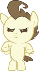Size: 2199x3977 | Tagged: safe, alternate version, artist:red4567, pound cake, pony, g4, baby, baby pony, badass, high res, pose, simple background, transparent background, vector