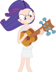 Size: 3500x4482 | Tagged: safe, artist:michaelsety, rarity, human, g4, honest apple, female, guitar, guitarity, humanized, musical instrument, solo
