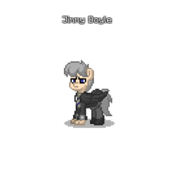 Size: 400x400 | Tagged: safe, pony, pony town, clothes, jimmy doyle, necktie, ponified, popeye (the french connection), suit, the french connection, this will end in a car chase